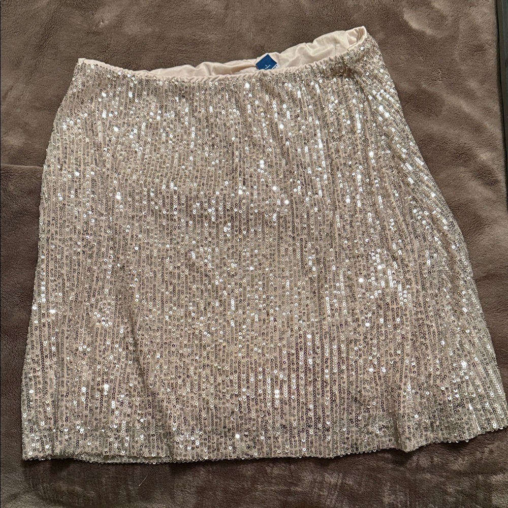 Sequin Gold Skirt Old Navy